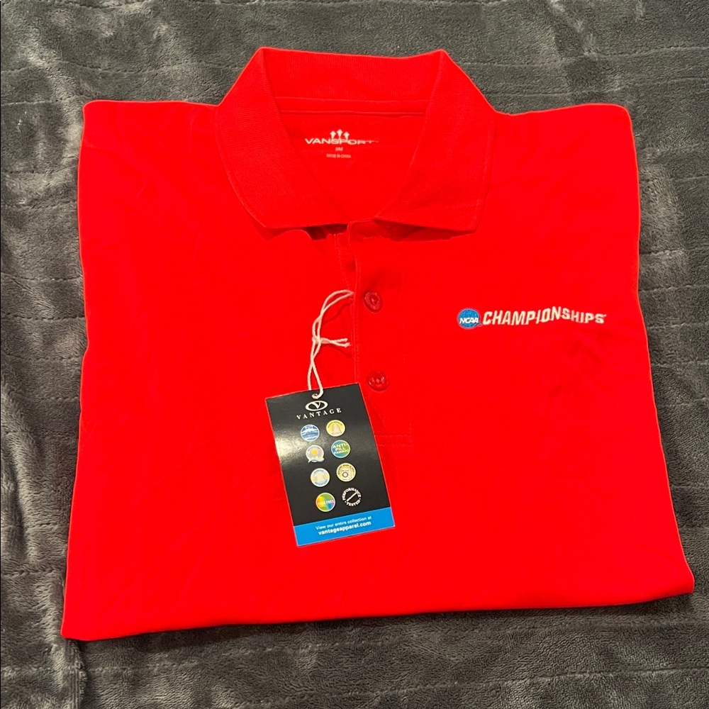Red Polo Shirt - NCAA Championships Edition